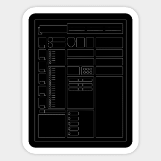 Rollplay Guild: Character Sheet Sticker